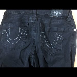 True Religion black jeans women